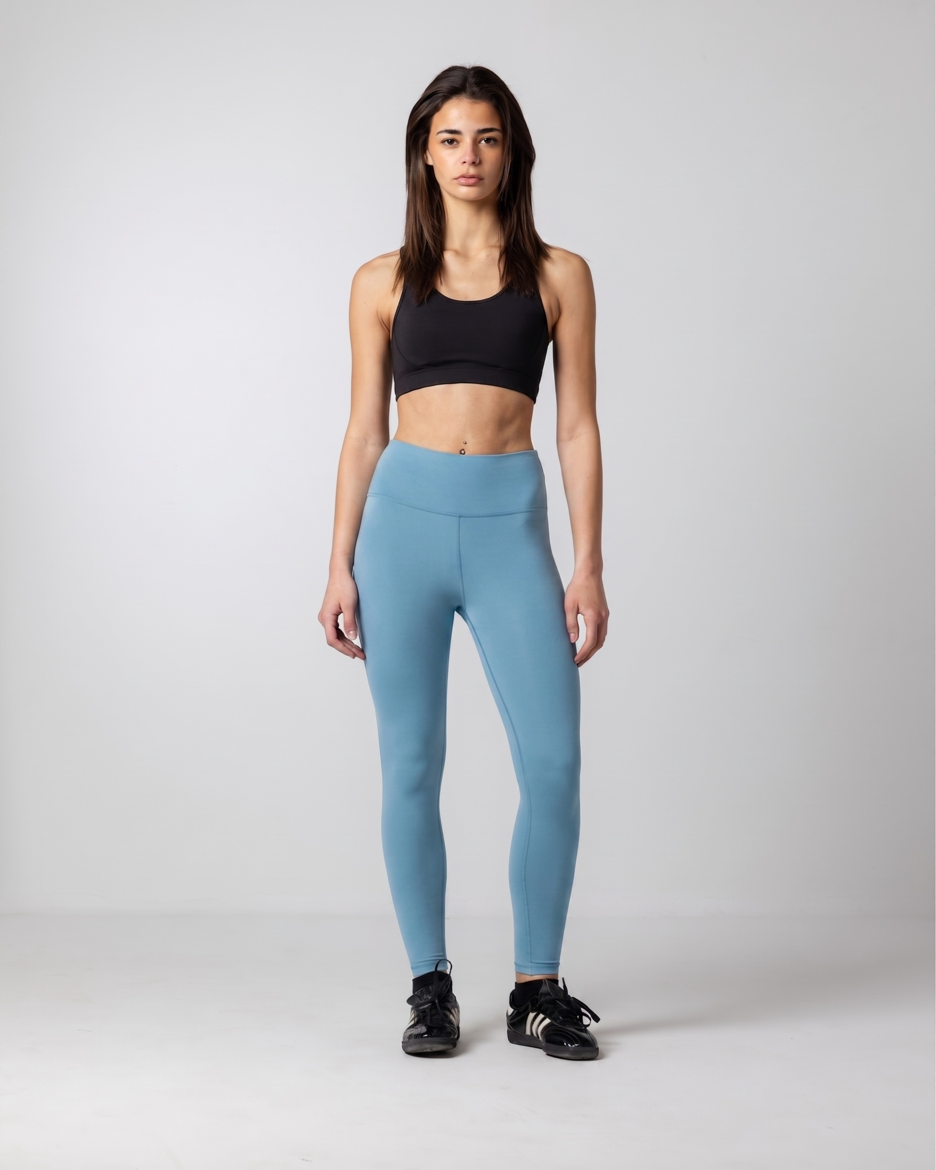 Women's Ripple Blue Performance Leggings