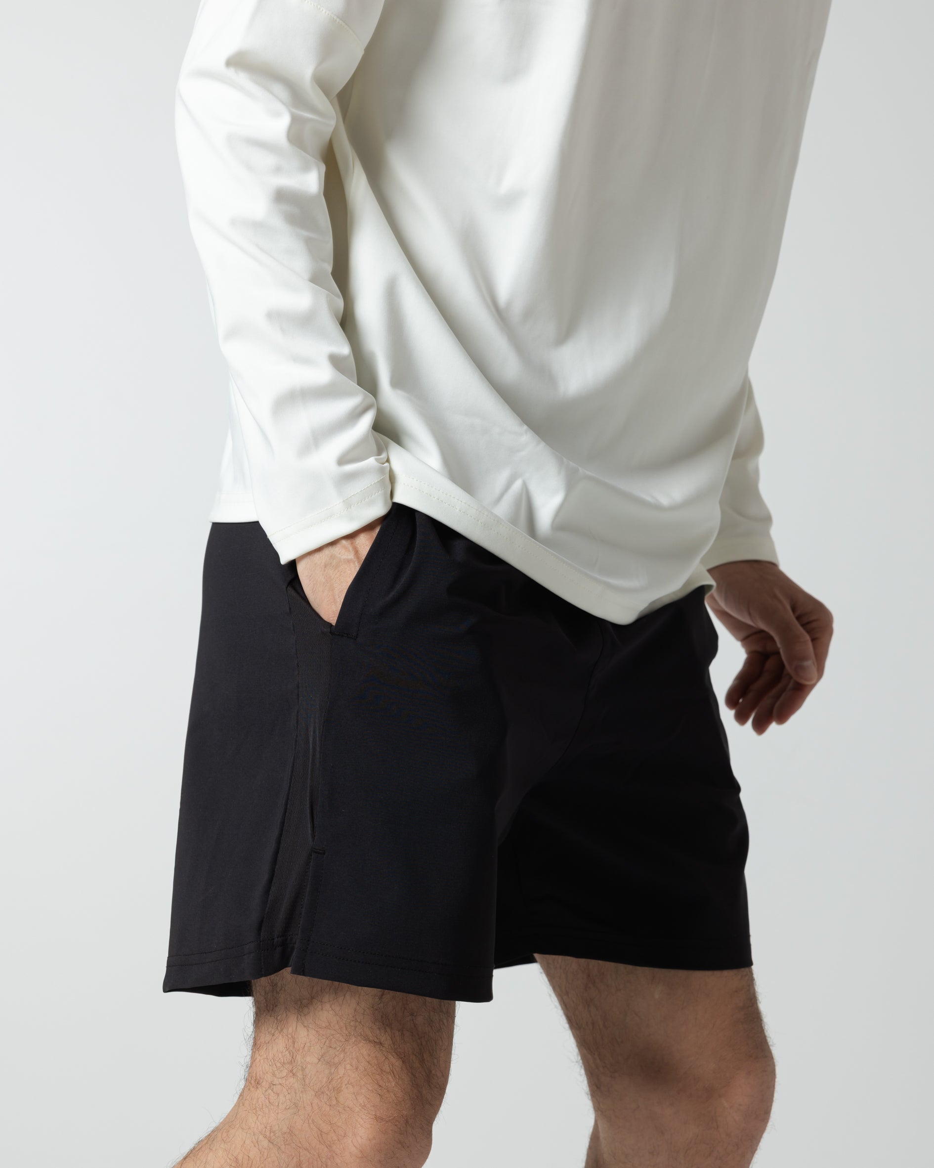 Men's Black Performance Shorts