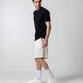 Men's Black Waffle Regular T-Shirt
