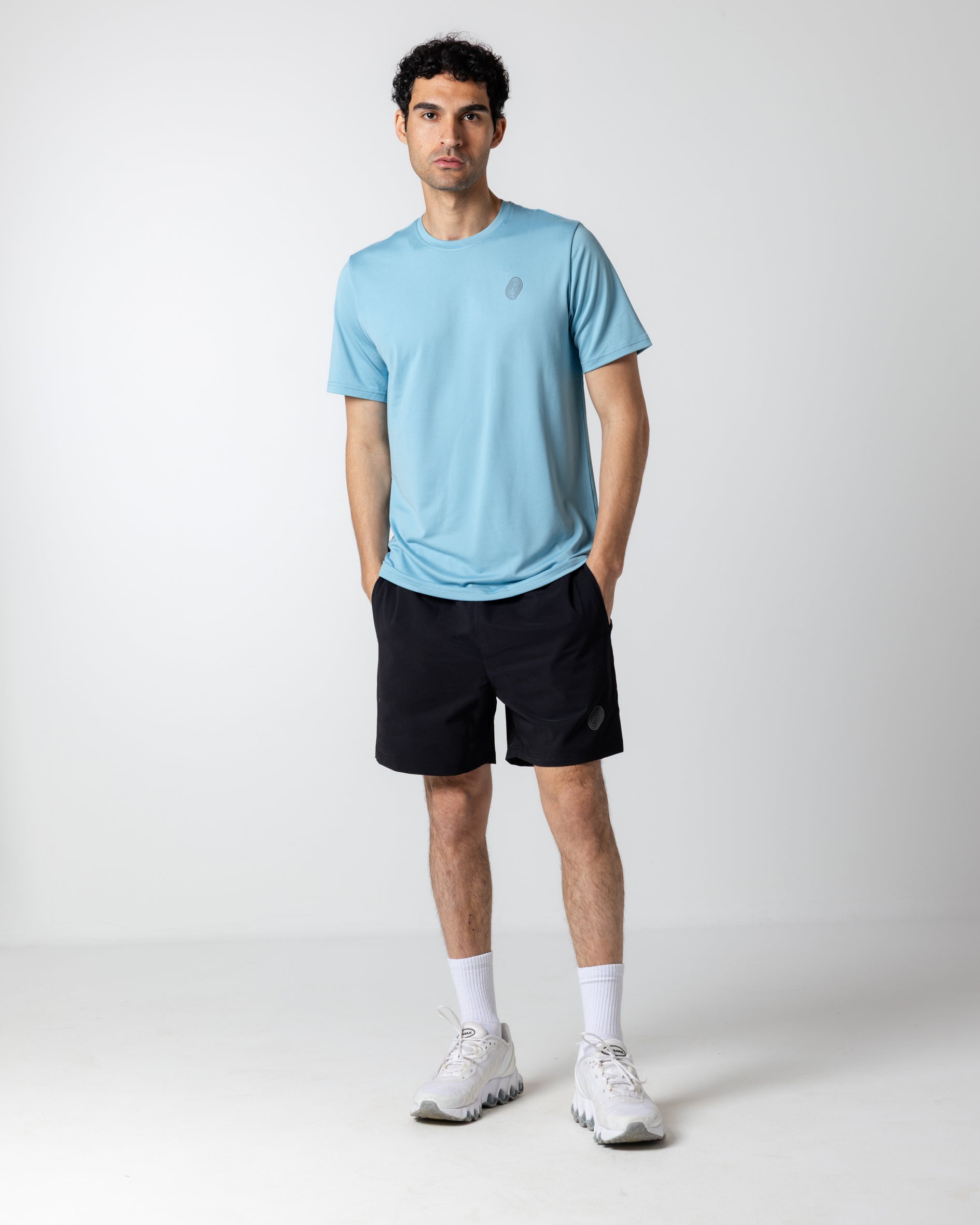 Men's Ripple Blue Performance T-Shirt