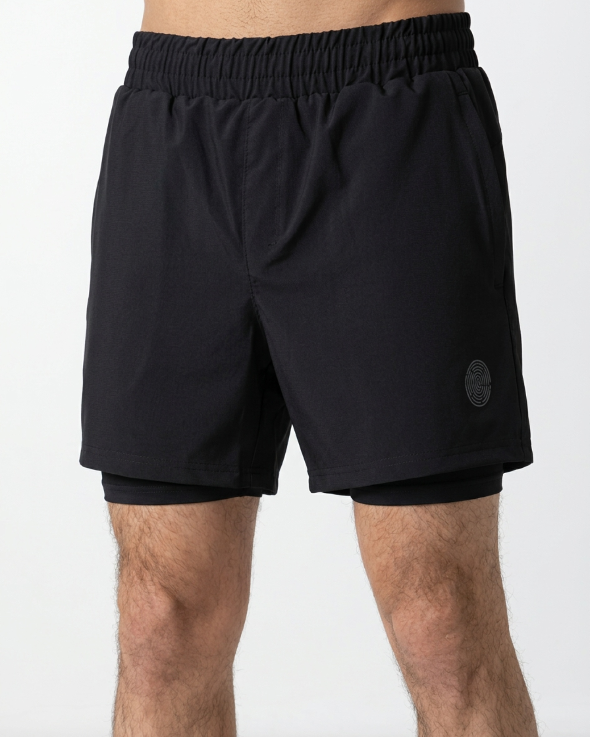 Men's Black Compression Shorts