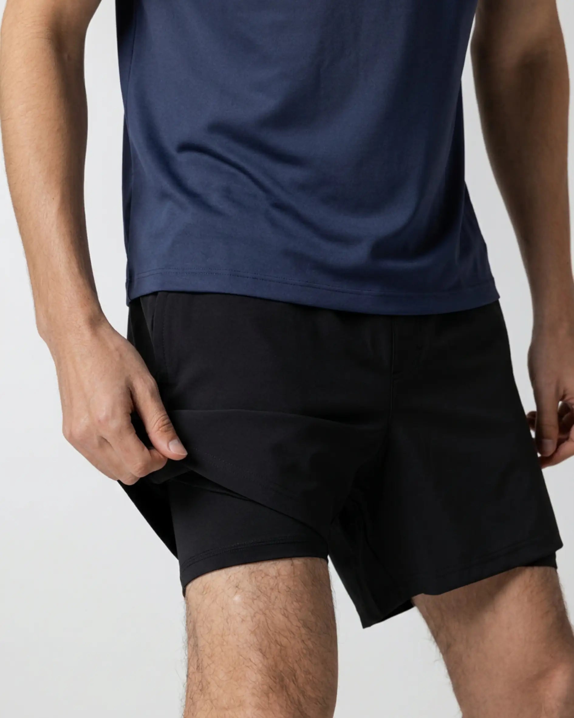 Men's Black Compression Shorts