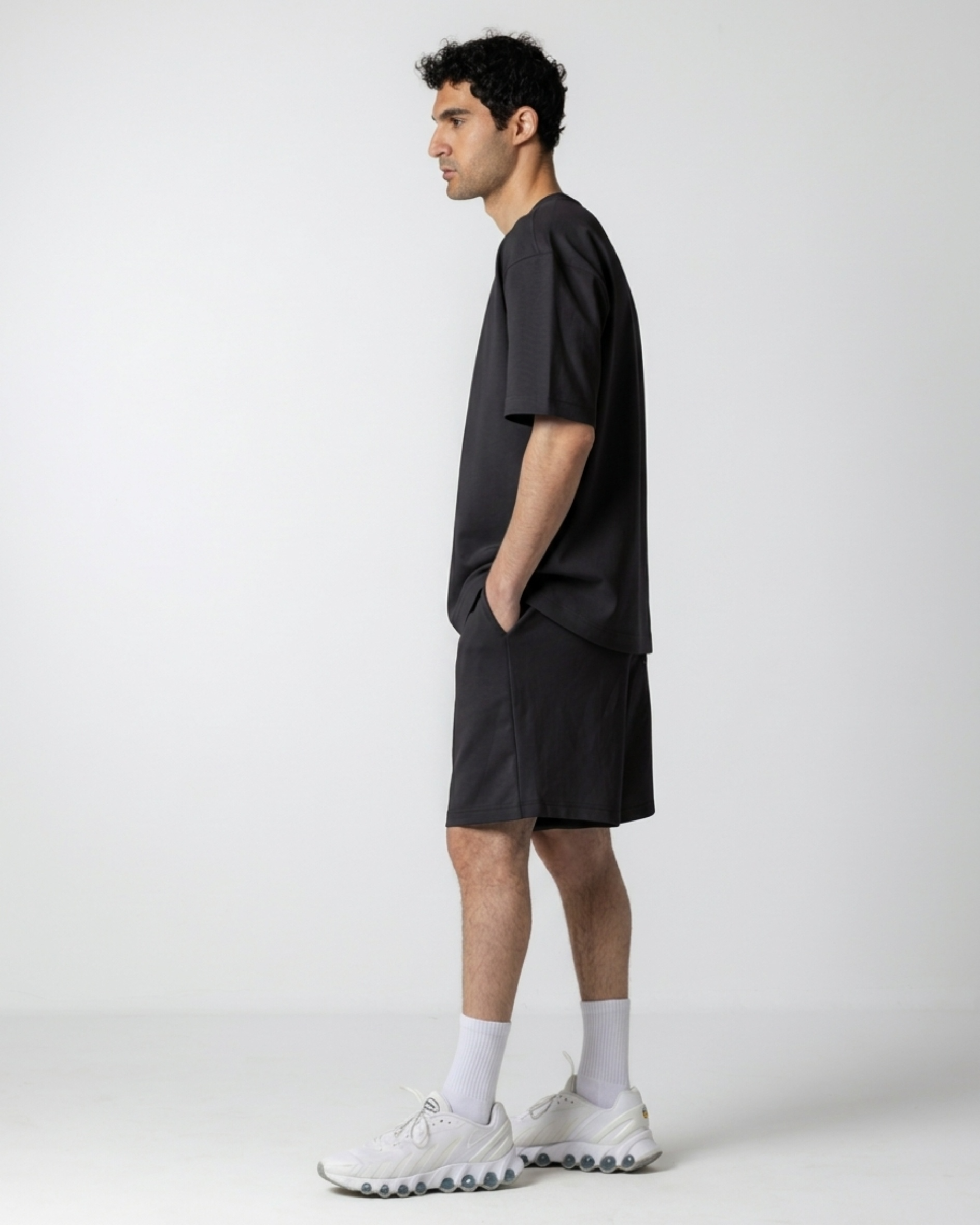 Unisex Black Oversized T-Shirt
