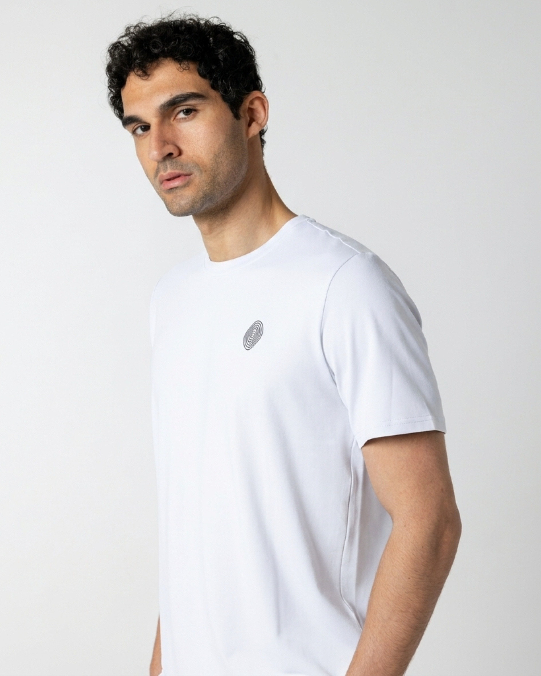 Men's White Performance T-Shirt