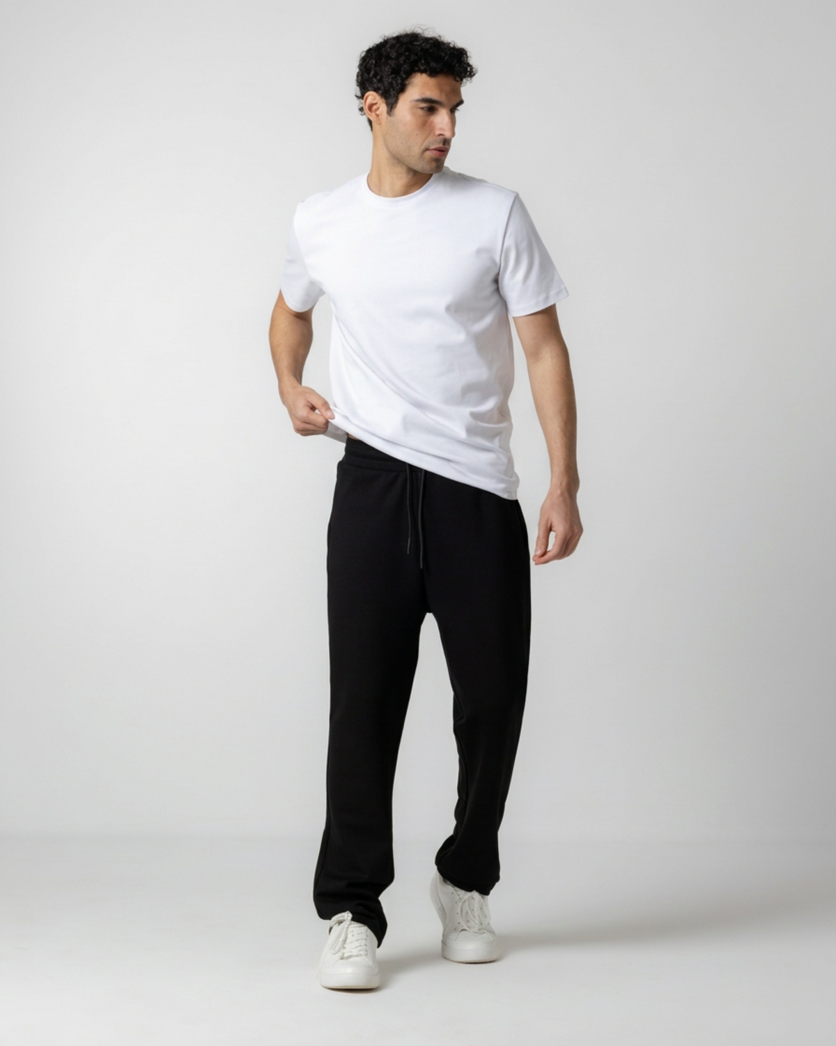 Men's White Regular T-Shirt