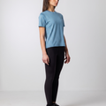 Women's Ripple Blue Performance T-Shirt