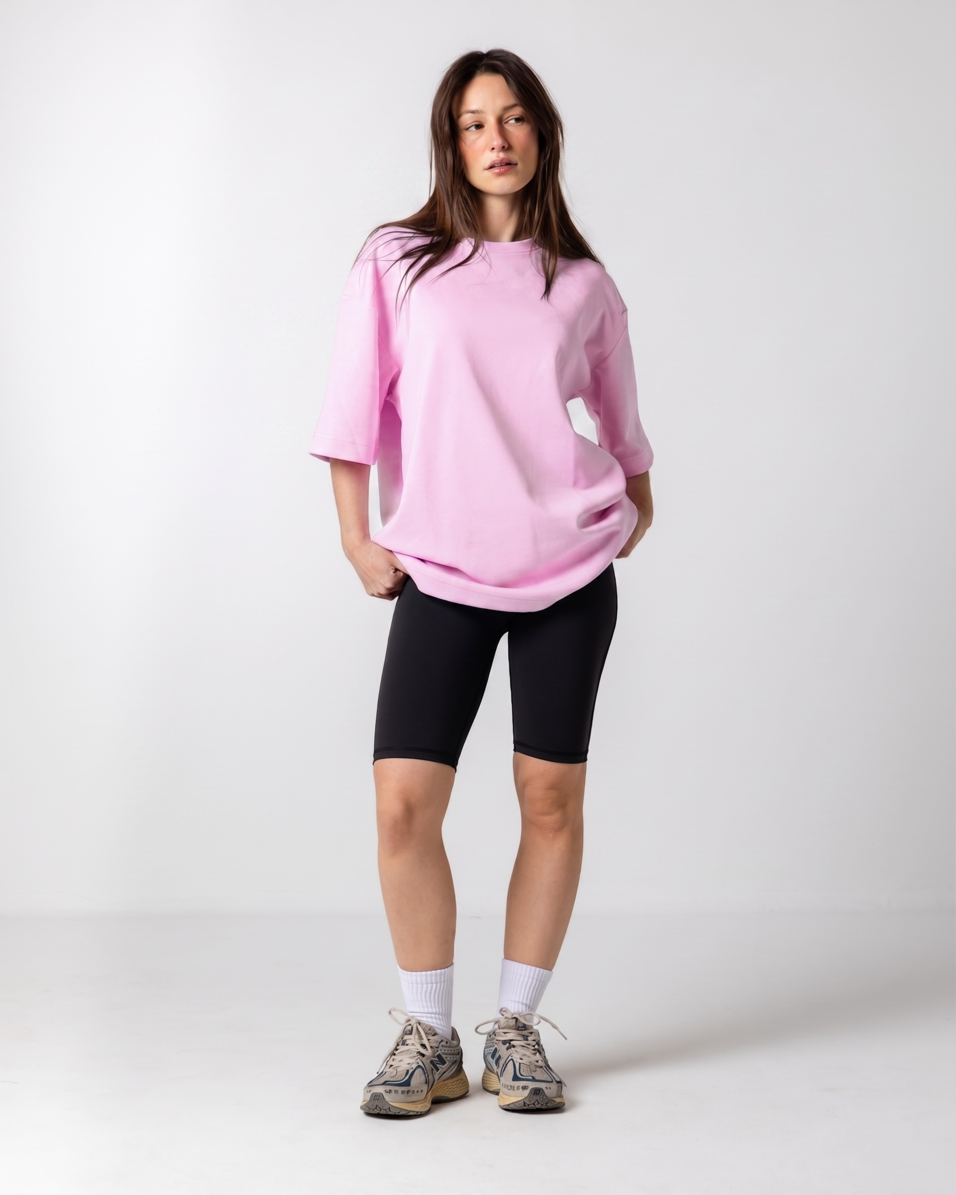 Unisex Pink Oversized T-Shirt