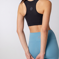 Women's Ripple Blue Performance Leggings