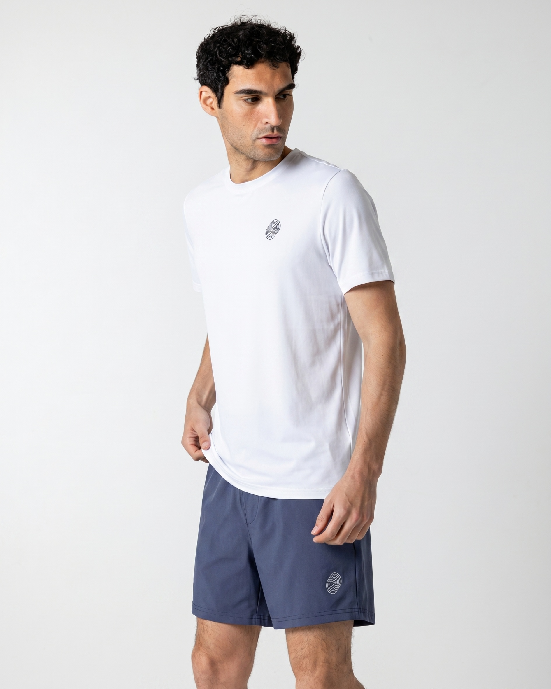 Men's Navy Compression Shorts