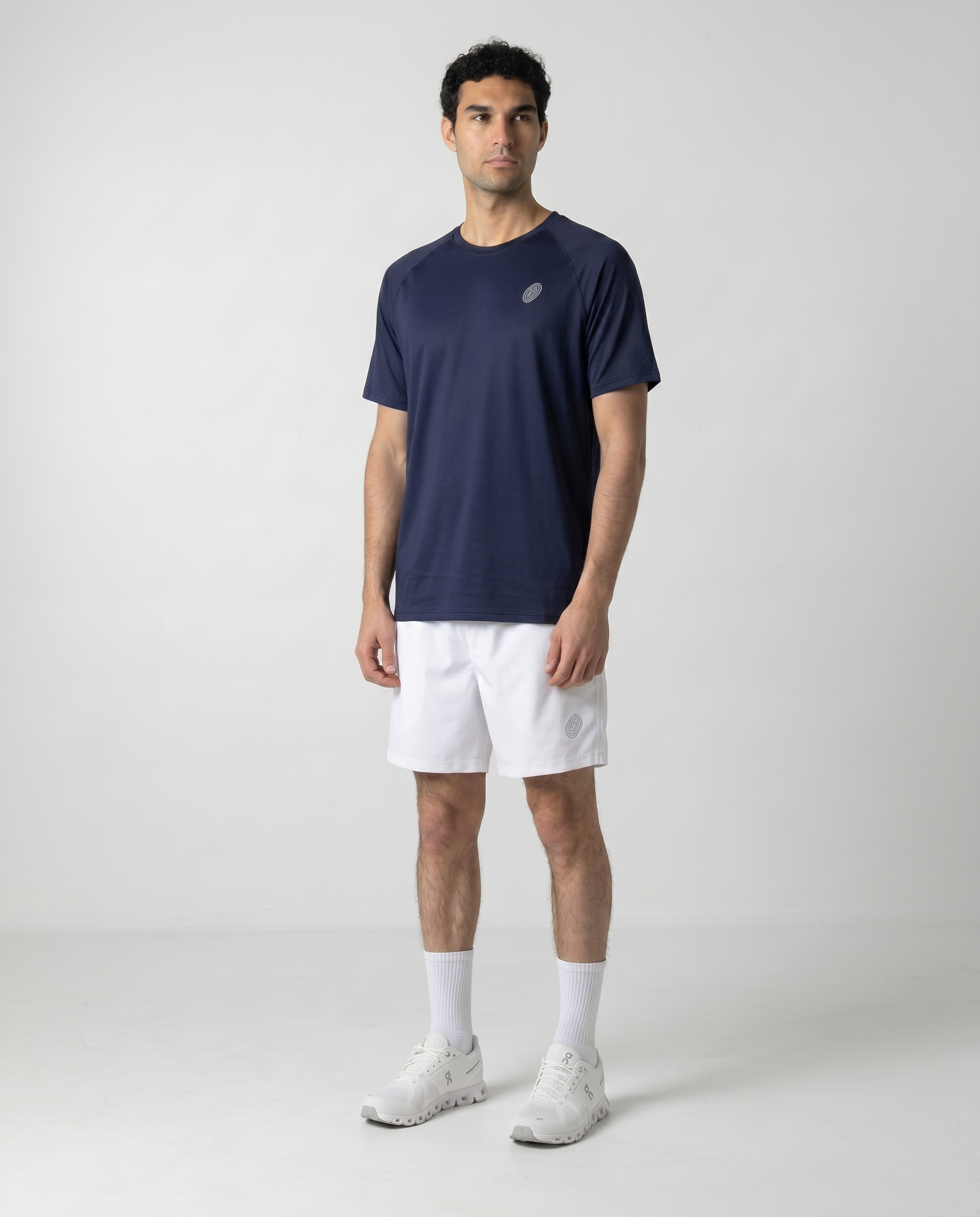 Men's Navy Performance Mesh Back T-Shirt