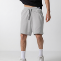 Men's Grey Cotton Jersey Shorts