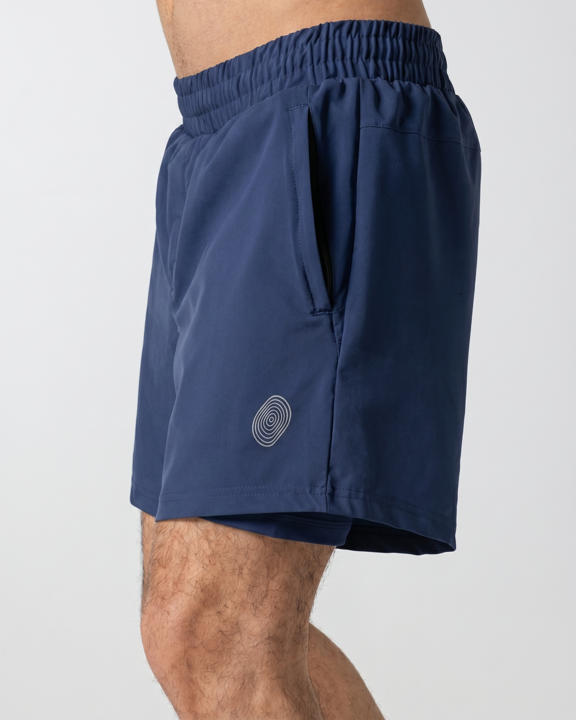 Men's Navy Compression Shorts