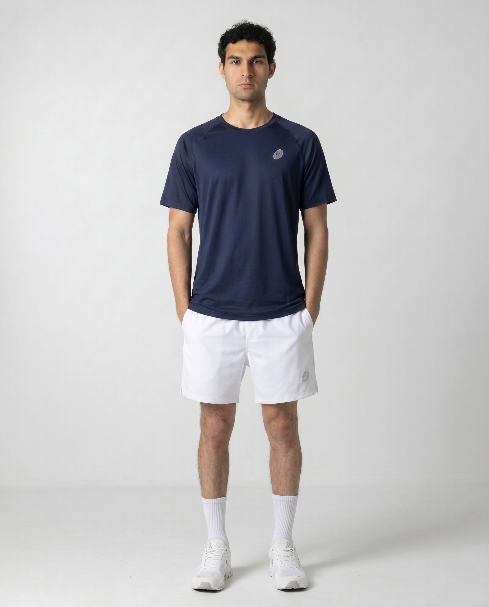 Men's Navy Performance Mesh Back T-Shirt